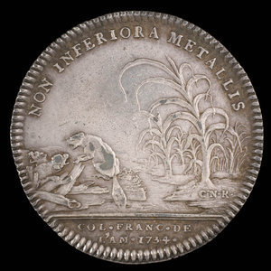 France, Louis XV, no denomination : 1754