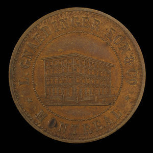 Canada, L. Gnaedinger, Son & Company, no denomination : 1887