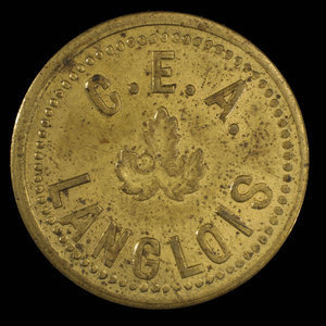 Canada, C.E.A. Langlois, 1 drink, St. Leon water : 1895