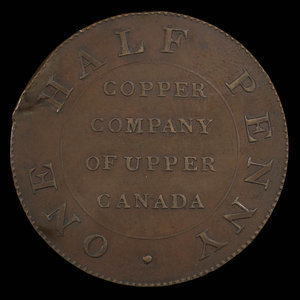 Canada, Copper Company of Upper Canada, 1/2 penny : 1794