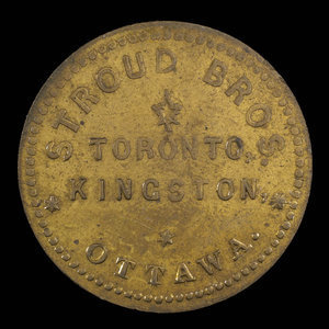 Canada, Stroud Brothers, 1 pound, tea : 1895