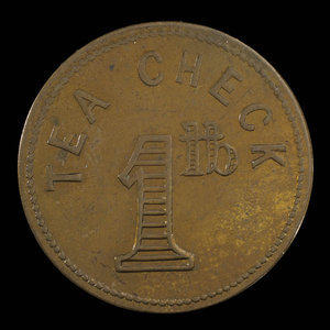 Canada, Stroud Brothers, 1 pound, tea : 1895