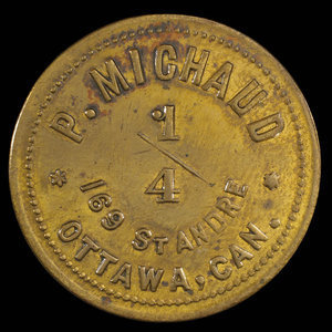 Canada, P. Michaud, 1 quart, milk : 1895