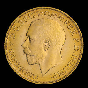 Canada, George V, 1 sovereign : 1911