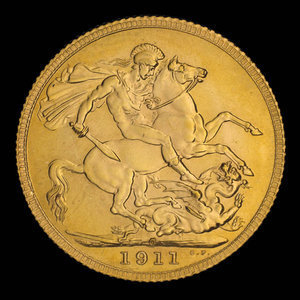 Canada, George V, 1 sovereign : 1911
