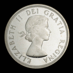 Canada, Elizabeth II, 1 dollar : 1964