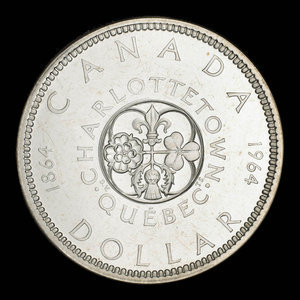 Canada, Elizabeth II, 1 dollar : 1964