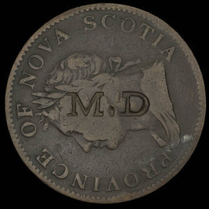 Canada, Province of Nova Scotia, 1/2 penny : 1832