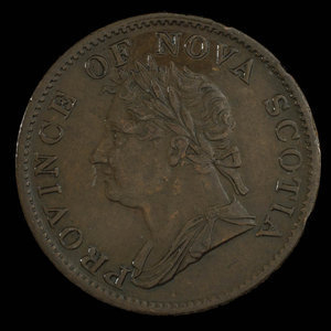 Canada, Province of Nova Scotia, 1/2 penny : 1832