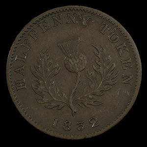 Canada, Province of Nova Scotia, 1/2 penny : 1832