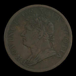 Canada, Province of Nova Scotia, 1/2 penny : 1832