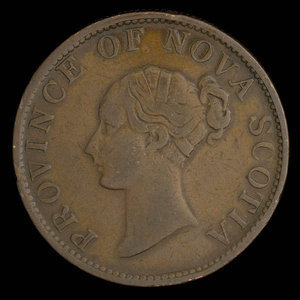 Canada, Province of Nova Scotia, 1/2 penny : 1843