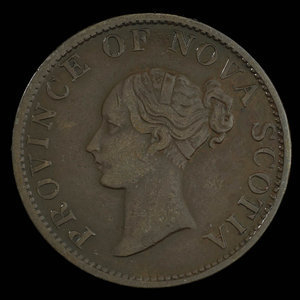 Canada, Province of Nova Scotia, 1/2 penny : 1843