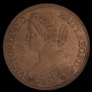 Canada, Province of Nova Scotia, 1 cent : 1861