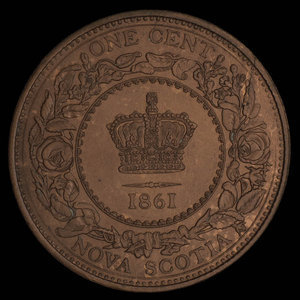 Canada, Province of Nova Scotia, 1 cent : 1861