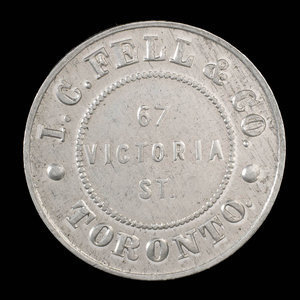 Canada, I.C. Fell & Company, no denomination : 1895