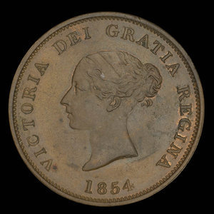 Canada, Province of New Brunswick, 1 penny : 1854