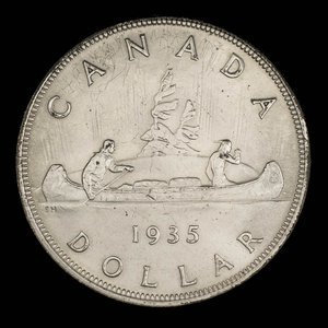 Canada, George V, 1 dollar : 1935