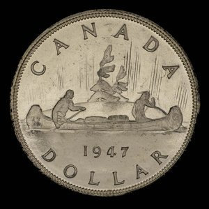 Canada, George VI, 1 dollar : 1947