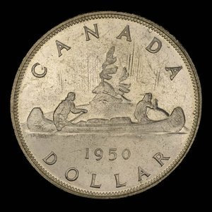 Canada, George VI, 1 dollar : 1950