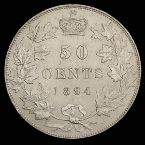 Canada, Victoria, 50 cents : 1894