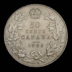 Canada, Edward VII, 50 cents : 1902
