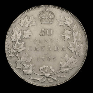 Canada, Edward VII, 50 cents : 1904