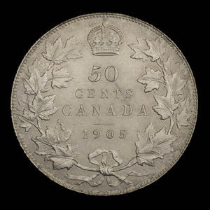 Canada, Edward VII, 50 cents : 1905