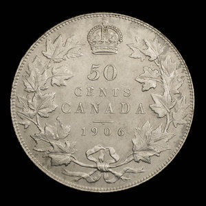 Canada, Edward VII, 50 cents : 1906