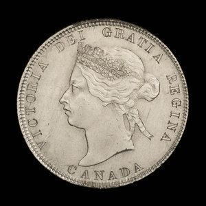 Canada, Victoria, 25 cents : 1872