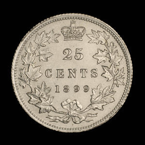 Canada, Victoria, 25 cents : 1899