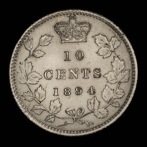 Canada, Victoria, 10 cents : 1894