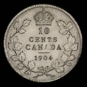 Canada, Edward VII, 10 cents : 1904