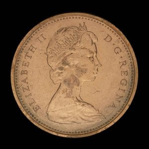 Canada, Elizabeth II, 1 cent : 1965