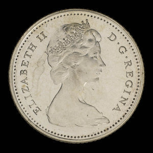 Canada, Elizabeth II, 10 cents : 1965
