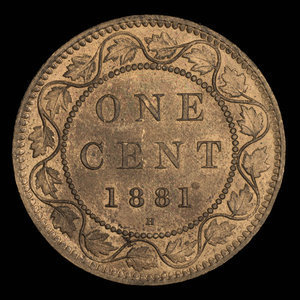 Canada, Victoria, 1 cent : 1881