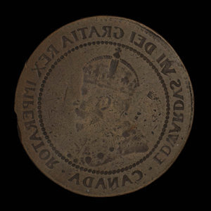 Canada, Edward VII, 1 cent : 1911