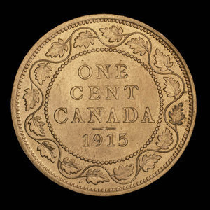 Canada, George V, 1 cent : 1915