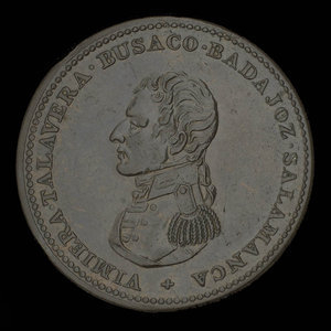 Canada, unknown, 1 penny : 1814