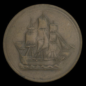 Canada, unknown, 1/2 penny : 1812