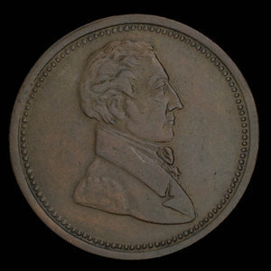 Canada, unknown, 1/2 penny : 1830