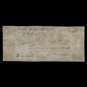 Canada, Agricultural Bank (Toronto), 1 dollar : October 1, 1837
