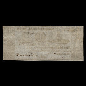 Canada, Agricultural Bank (Toronto), 1 dollar : October 1, 1837