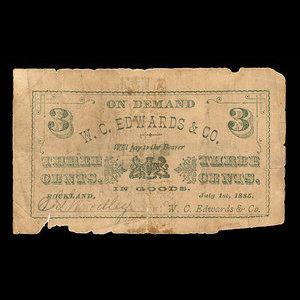 Canada, W.C. Edwards & Co. Ltd., 3 cents : July 1, 1885