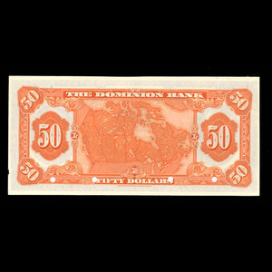 Canada, Dominion Bank, 50 dollars : February 1, 1931
