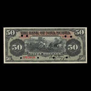 Canada, Bank of Nova Scotia, 50 dollars : May 1, 1906