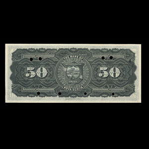 Canada, Bank of Nova Scotia, 50 dollars : May 1, 1906