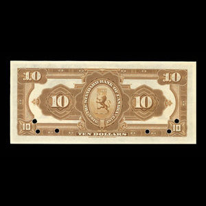 Canada, Standard Bank of Canada, 10 dollars : January 2, 1914