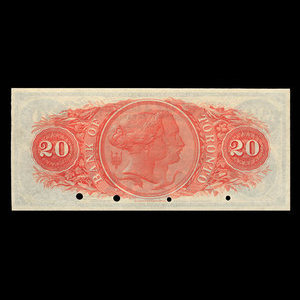 Canada, Bank of Toronto (The), 20 dollars : February 1, 1906