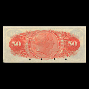 Canada, Bank of Toronto (The), 50 dollars : February 1, 1906